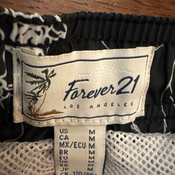 Forever 21 Swim Shorts with Graphic Print - Picture 3 of 6